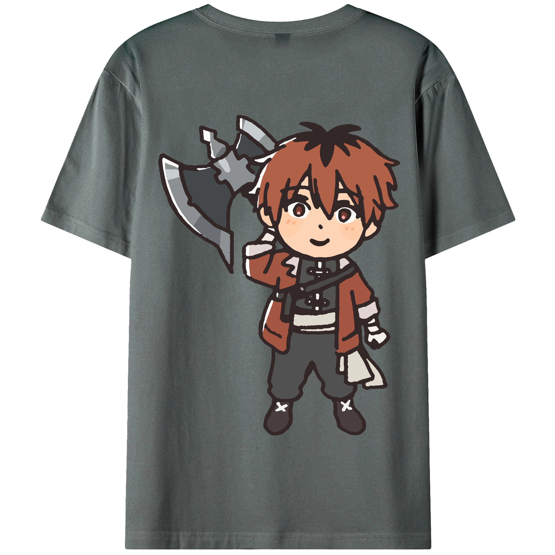 （画像用） 葬送のフリーレン Frieren 綿100％半袖Tシャツ（背面プリント）